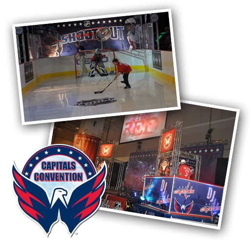 Washington Capitals Convention — fan attractions by Martin Sports Productions