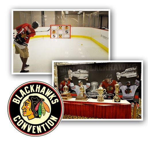 Chicago Blackhawks Convention — fan attractions by Martin Sports Productions