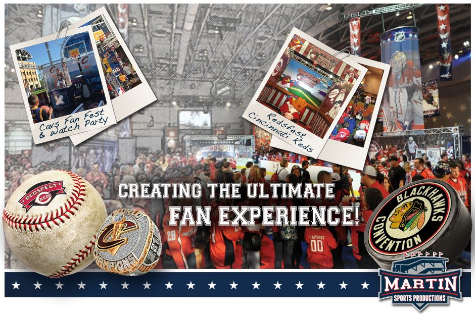 Fans at a Martin Sports Productions fan fest event