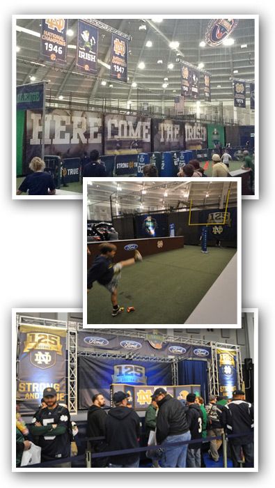 The Notre Dame Experience event produced by Martin Sports Productions