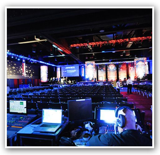 Championship celebration stage produced by Martin Sports